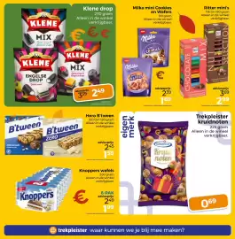 Trekpleister folder Pagina 49: Klene drop €2,49, Milka mini Cookies en Wafers €1,69