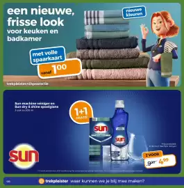 Trekpleister folder Pagina 54: Trekpleister, Sun machine reiniger en Sun dry & shine spoelglans €4,99