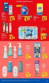 Lidl weekly ad week 40 Page 11: Persil original liquid laundry detergent €8,99, Suave dry shampoo €4,92