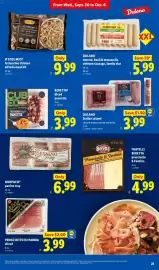Lidl weekly ad week 40 Page 21: Fratelli Beretta prosciutto & fontina €4,99, NorPaco panino tray €6,99