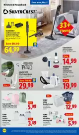 Lidl weekly ad week 40 Page 32: Core Home microfiber cleaning cloth €5,99, Large portable laundry bag with strap €5,99
