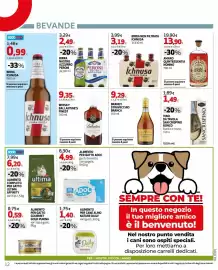 Volantino Extracoop Pagina 12: Alimento per gatto Adoc €4,99, Birra non filtrata Ichnusa €3,19
