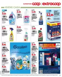 Volantino Extracoop Pagina 23: Candeggina classica Ace €2,49, Detersivo per lavatrice Felce Azzurra classico €3,69
