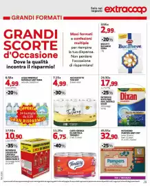 Volantino Extracoop Pagina 29: Detersivo in polvere per lavatrice Dixan Classico €17,99, Asciugatutto Tuscany €4,99