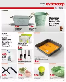 Volantino Extracoop Pagina 31: Teglia antiaderente quadrata €3,90, Giardino attrezzi giardinaggio €3,99