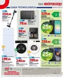 Volantino Extracoop Pagina 32: Beko forno microonde €79,90, Samsung Smartphone Galaxy A27 5G 256GB €329,90