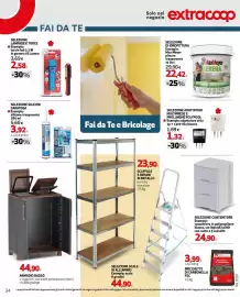 Volantino Extracoop Pagina 34: Silicone trasparente Saratoga €3,92, Torcia led €2,58