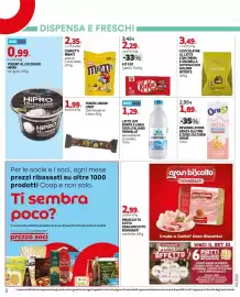 Volantino Extracoop Pagina 6: Confetti M&M's peanut o chocolate €2,35, Kit Kat €2,29