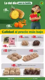 Folleto Bodega Aurrerá semana 39 Página 3: Panovo dona rosa o chocolate €10,00, Marketside Pan de muerto €15,00