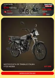 Catálogo Elektra Página 3: Italika Motocicleta de Trabajo FT125 Negra €17.999,00