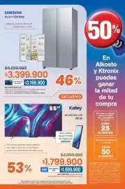 Catálogo Alkosto semana 39 Página 3: Samsung - nevecón 529 litros €3.199.900,00