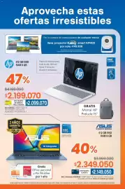 Catálogo Alkosto semana 39 Página 5: Hp - laptop €2.199.070,00, Asus - laptop €2.349.050,00