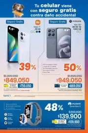 Catálogo Alkosto semana 39 Página 7: Huawei - banda 10 €139.900,00, Xiaomi - redmi 256 gb €849.050,00