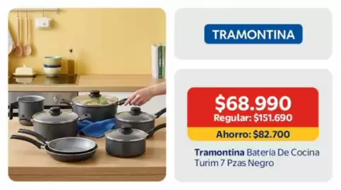 Catálogo Lider Página 21: Tramontina - bateria de cocina €82.700,00