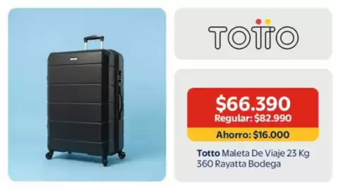 Catálogo Lider Página 9: Totto - toto maleta de viaje €66.390,00