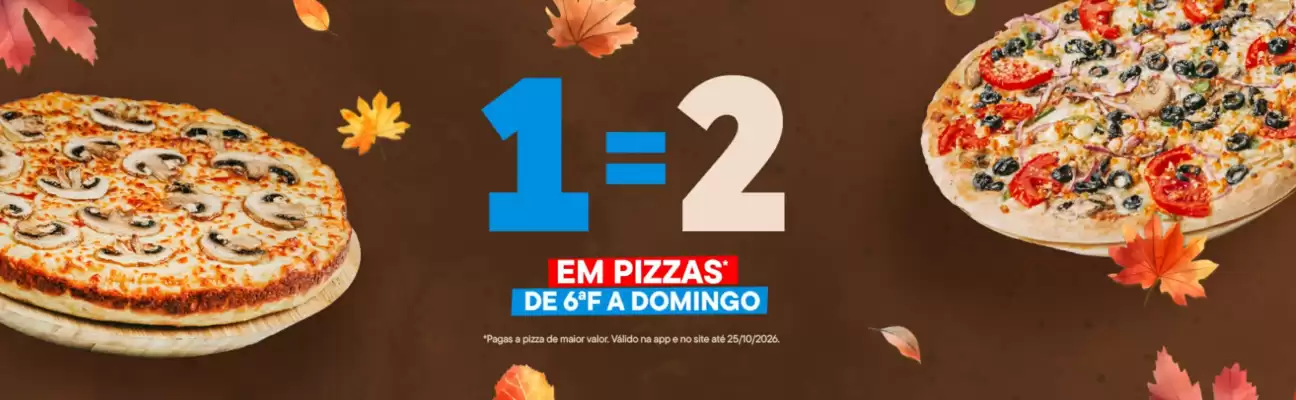 Domino's Pizza (válido até 25-10)