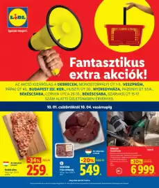 Lidl akciós újság Oldal 1: PARKSIDE Sarokcsiszoló €6.999,00, Sonkás pizza €259,00