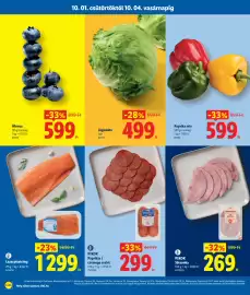 Lidl akciós újság Oldal 2: Lazacpisztráng €1.299,00, PIKOK €299,00