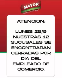 Catálogo Supermercados Mayor Página 1