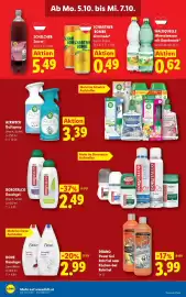 Lidl Flugblatt woche 40 Seite 45: Schilcher Sturm* €5,49, Schartner Bombe Limonade €0,49