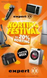 Expert folder week 40 Pagina 1: Aanbiedingen zijn geldig van 1 t/m 4 oktober 2026. 12201 expert 舍 KORTING FESTIVAL TOT 20%