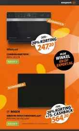 Expert folder week 40 Pagina 12: Bosch inbouw inductiekookplaat PVS731HC1M exclusiv €564,20