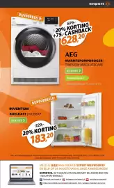 Expert folder week 40 Pagina 15: AEG warmtepompdroger tr8essen absolute care €628,20, Inventum koelkast kk55exp €183,20