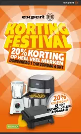 Expert folder week 40 Pagina 5: expert expert KORTING FESTIVAL 20% KORTING OP HEEL VEEL MERKEN DONDERDAG 1 T/M ZONDAG 4 OKT