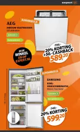 Expert folder week 40 Pagina 8: Samsung koel-vriescombinatie RB34C705CS9/EF €599,20, AEG inbouw vaatwasser gi72bremen €589,20