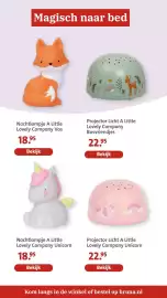Bruna folder Pagina 22: A Little Lovely Company Unicorn €18,95, A Little Lovely Company Projector Licht Unicorn €22,95