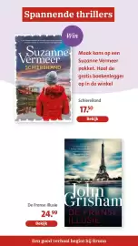 Bruna folder Pagina 30: John Grisham De Franse Illusie €24,99, Suzanne Vermeer Schiereiland €17,50