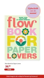 Bruna folder Pagina 35: Flow Book for Paper Lovers €26,99