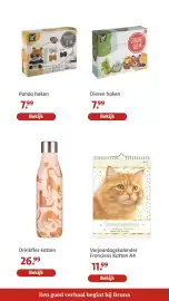 Bruna folder Pagina 43: Franciens Katten Verjaardagskalender €11,99, Les artistes drinkfles katten €26,99