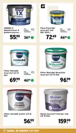GAMMA folder week 40 Pagina 11: Histor Monodek Revolution €96,99, Sigma muurverf interieur mat wit €159,99