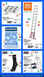 GAMMA folder week 40 Pagina 15: Altrex telescoopladder Smart Up Go €121,80, Speedcomfort radiatorventilator trio €99,99
