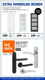 GAMMA folder week 40 Pagina 19: Op deurkruksets parijs en hera, Deur Niek €179,00