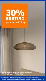 GAMMA folder week 40 Pagina 2: 30% KORTING op verlichting M.u.v. plafond ventilatoren, OK-artikelen, TL, ledstrips en