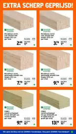GAMMA folder week 40 Pagina 20: OSB3 constructieplaat €11,79, Bouwhout vuren €1,59
