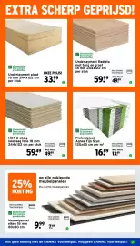 GAMMA folder week 40 Pagina 21: Underlayment plaat €33,99, Meubelpaneel eiken €7,49