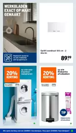 GAMMA folder week 40 Pagina 33: Op alle brabantia afvalbakken, Optifit wandkast 2 deuren €89,99