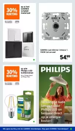 GAMMA folder week 40 Pagina 4: Gamma schakel-materiaal, Philips LED lichtbronnen