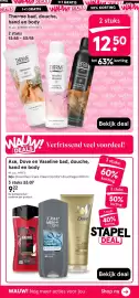 Etos folder week 40 Pagina 48: Axe, Dove en Vaseline bad, douche, hand en body €9,22, Therme bad, douche, hand en body €12,50
