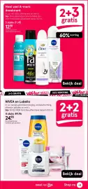 Etos folder week 40 Pagina 49: Deolee, Fa Men, Dove, Nivea, Rexona deodorant €12,58, NIVEA en Labello €24,98