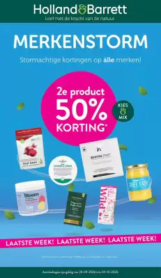 Holland & Barrett (geldig t/m 4-10)