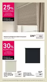 Karwei folder week 40 Pagina 13: Maatwerk plisségordijn dubbel transparant €172,31