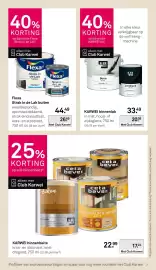 Karwei folder week 40 Pagina 19: Ceta bever binnenbeits €17,24, Flexa Strak in de Lak buiten €26,69