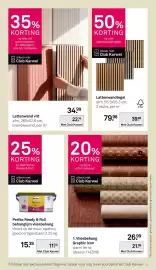 Karwei folder week 40 Pagina 22: Lattenwand vilt €22,74, Perfax Ready & Roll behanglijm vliesbehang €11,54