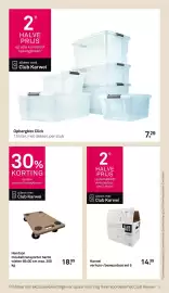 Karwei folder week 40 Pagina 30: Opbergbox Click €7,29, Karwei verhuis/bewaardoes €14,39