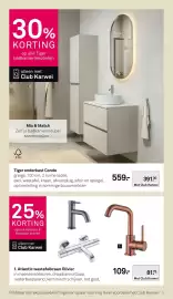 Karwei folder week 40 Pagina 36: Tiger onderkast condo €391,30, Atlantic wastafelkraan olivier €81,75