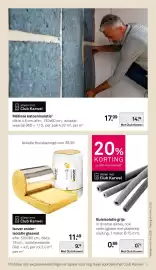 Karwei folder week 40 Pagina 46: Métisse katoenisolatie €14,39, Isover zolder-isolatie glaswol €9,19